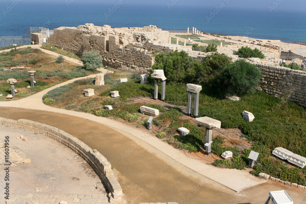 Ruins At Caesarea Maritima, Israel