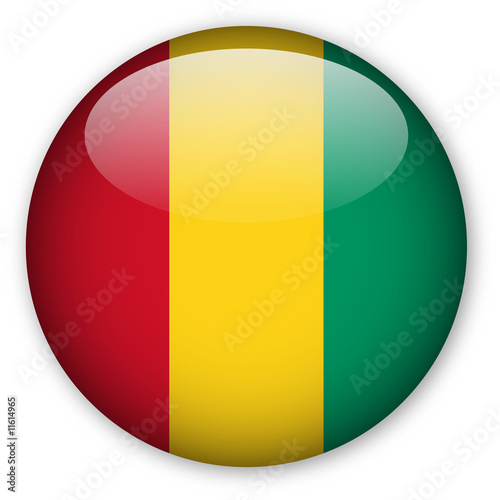 Free Download Guinea Flag button - GFXLoad
