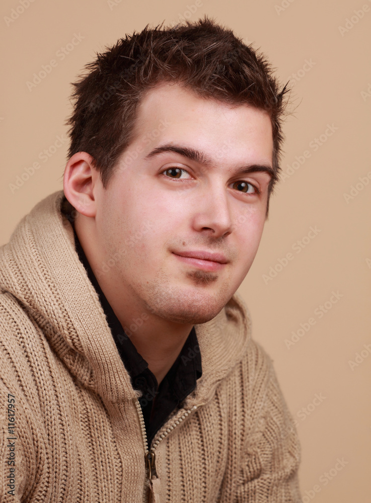 Fototapeta premium young caucasian man