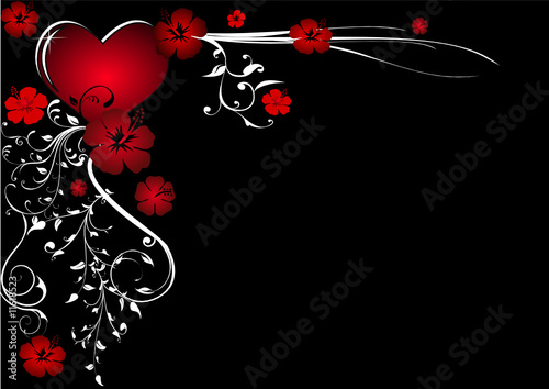 coeur rouge