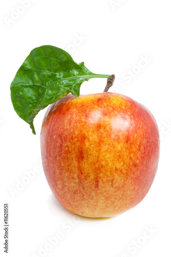 Apple with a sheet