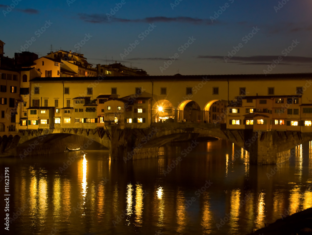 Ponte Vecchio By Night - Florence, Italy