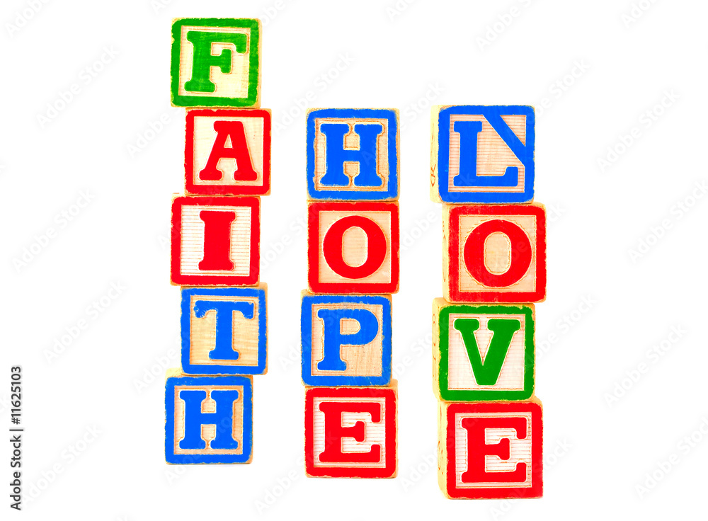 Faith, Hope, Love Letter Blocks 5 Faith, Hope, Love Letter Blocks 5