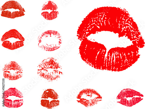 vector kiss icons