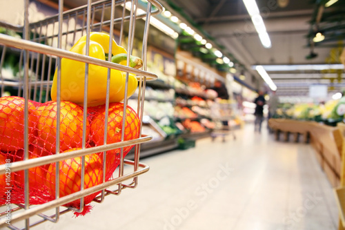 Buying fruits and vegetables