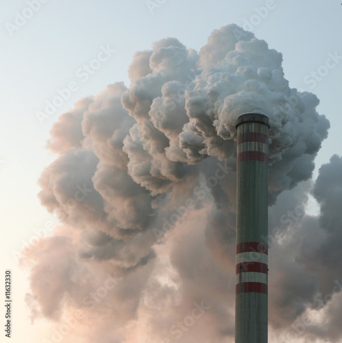 Coal power-station chimney