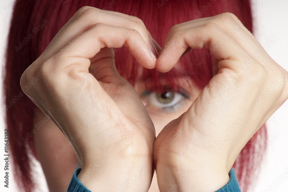 Fototapeta premium Hand Herz | hand heart