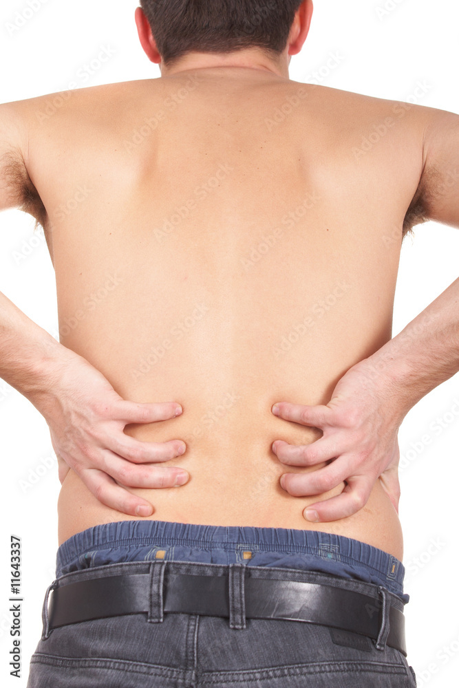 Fototapeta premium Painful back