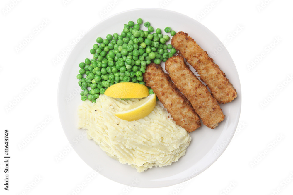 Fish Fingers & Mash Fish Fingers & Mash