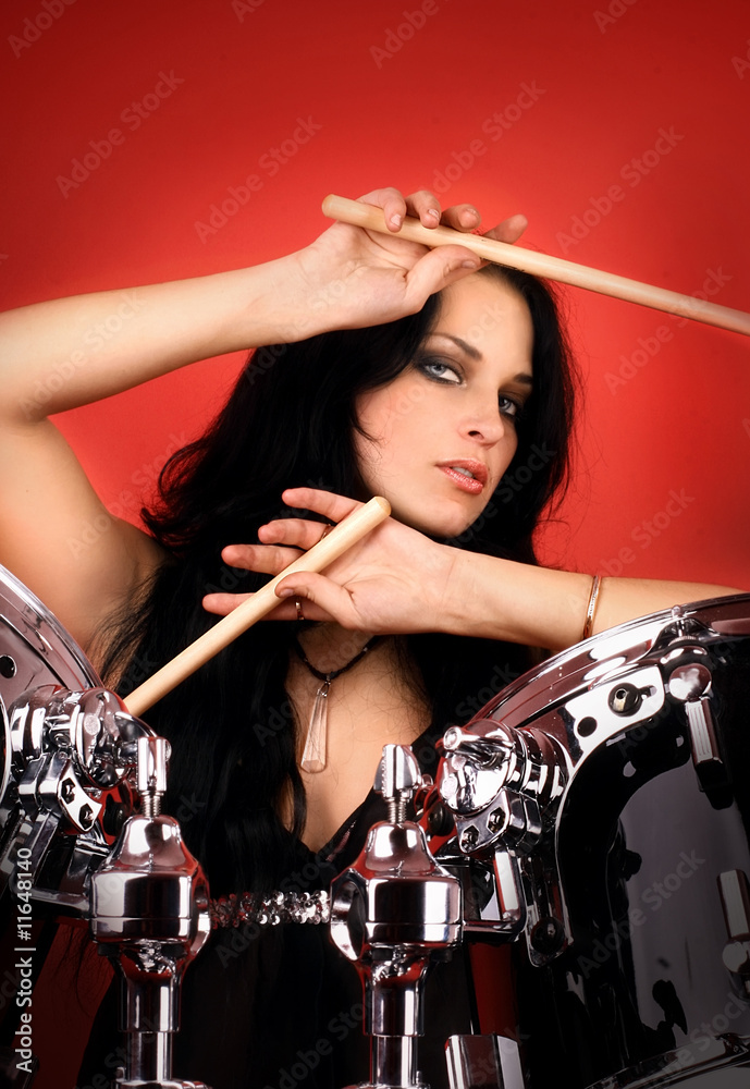 Fototapeta premium sexy rock-n-roll