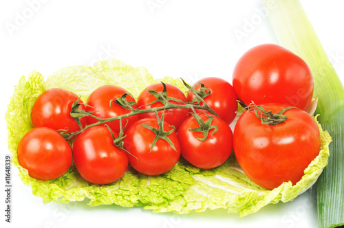 red ripe tomatos