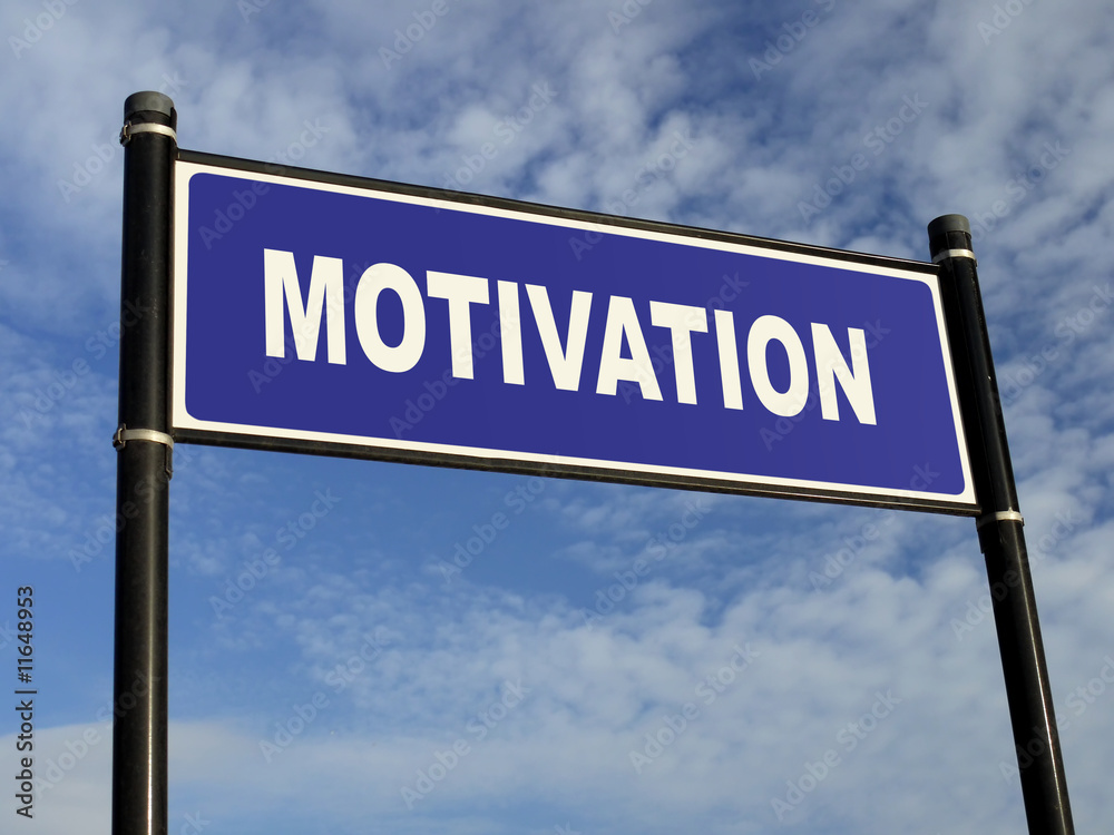Obraz premium Motivation signpost