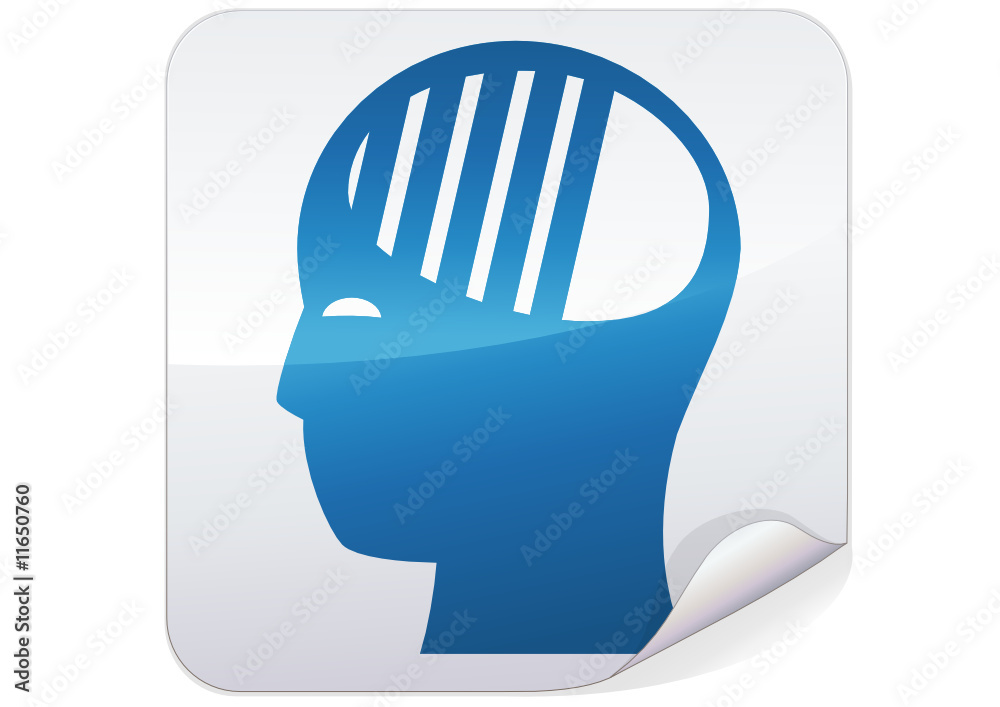 Sticker Handicap Mental Detoure Stock Vector Adobe Stock