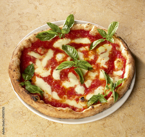 Italian pizza whit mozzarella