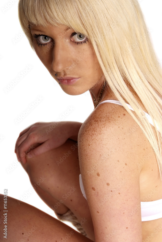 Naklejka premium blond Frau | blonde woman