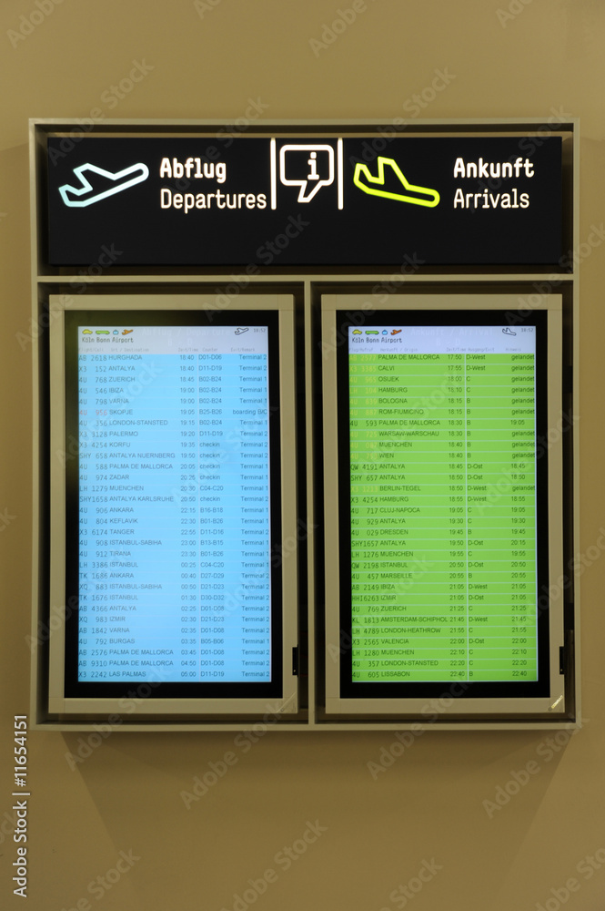 Abflug Ankunft | Departures Arrivals Abflug Ankunft | Departures Arrivals