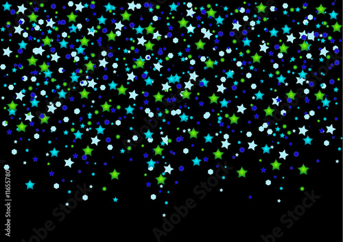 confetti, vector illustration