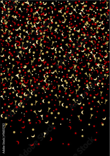 confetti, vector illustration