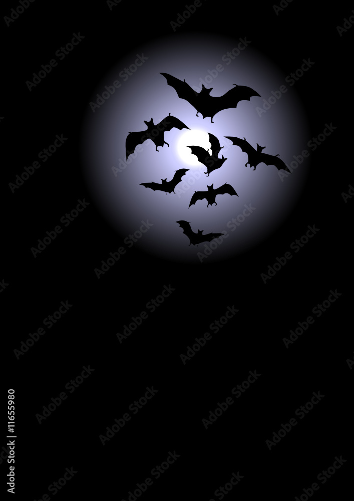 Halloween background, moon
