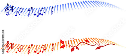 abstract background, music