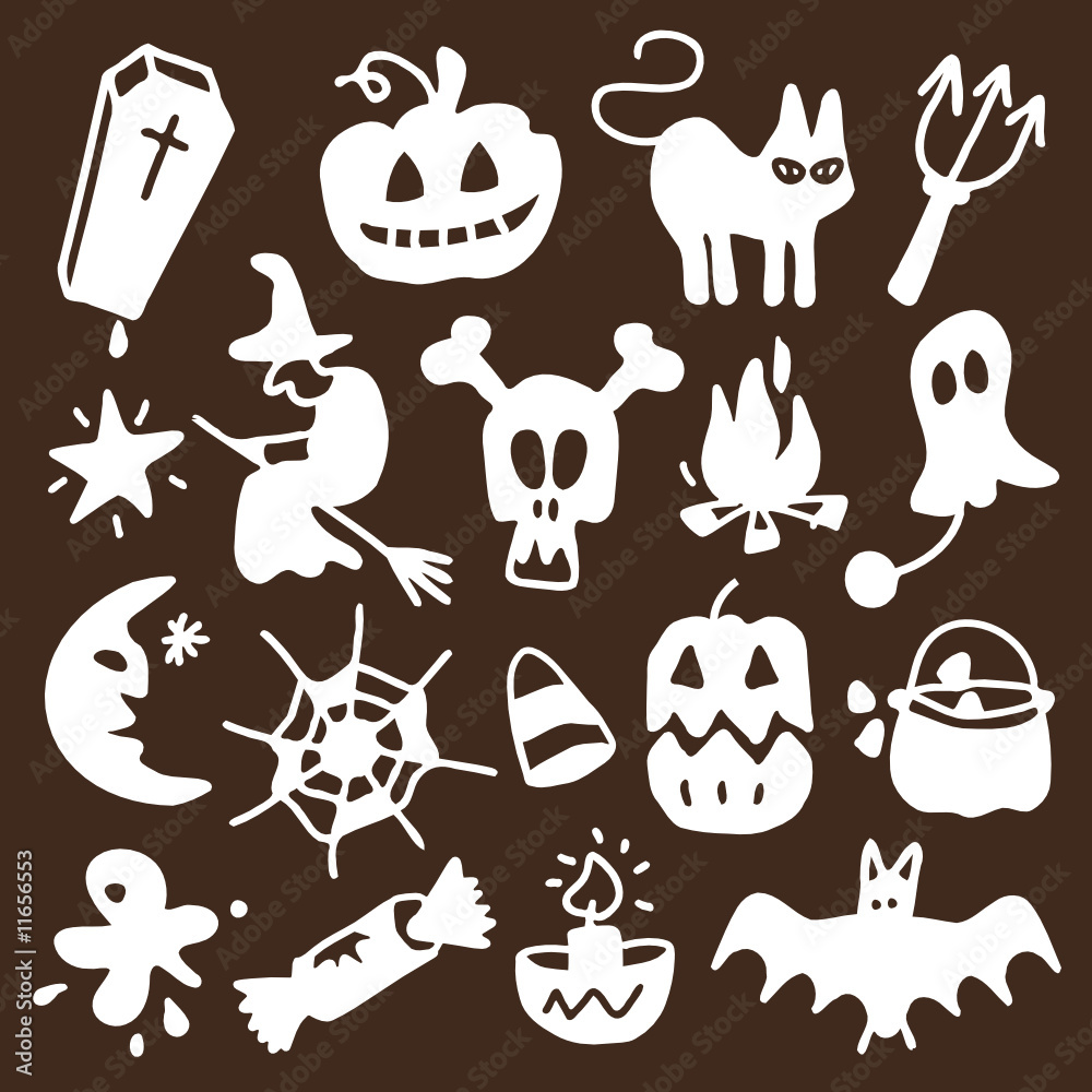 Halloween set - silhouettes