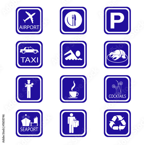 assorted signs and symbols