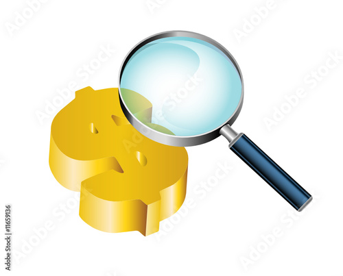 Golden dollar and lens