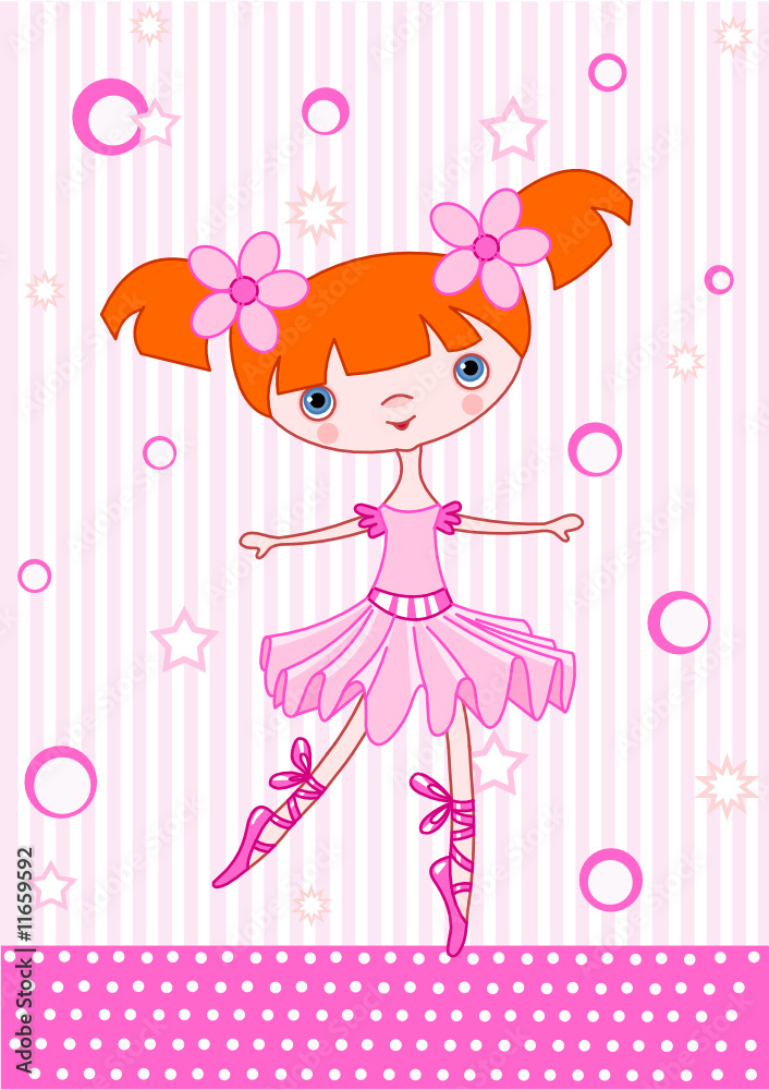 Ballet girl red Ballet girl red