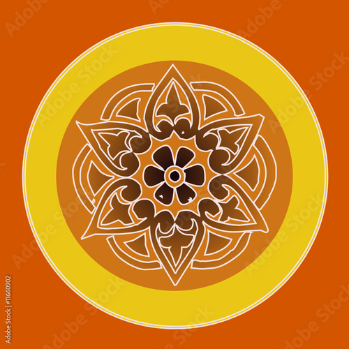 Floral Star Symbol