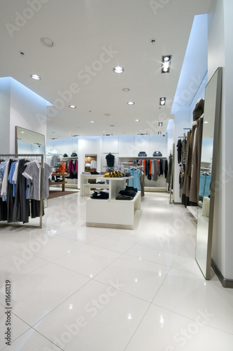 Interior of shopping mall