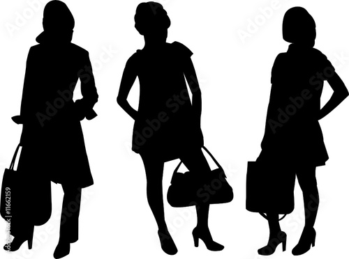 girls collection - vector