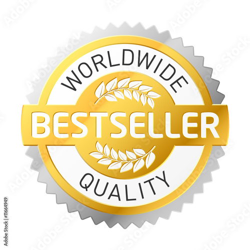 Vector bestseller label