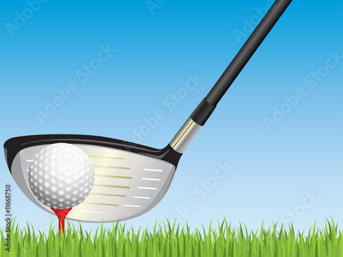 Golf club and ball