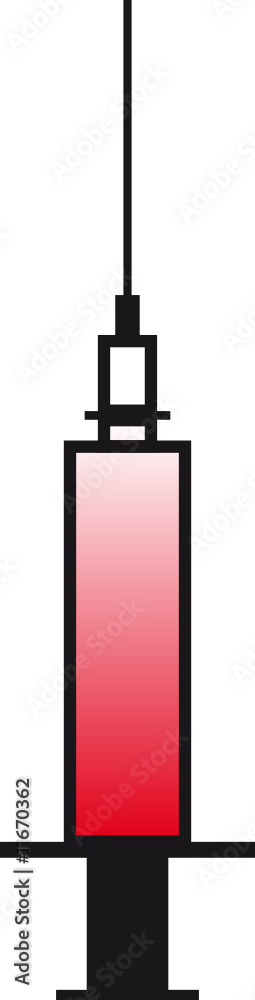 Spritze rot