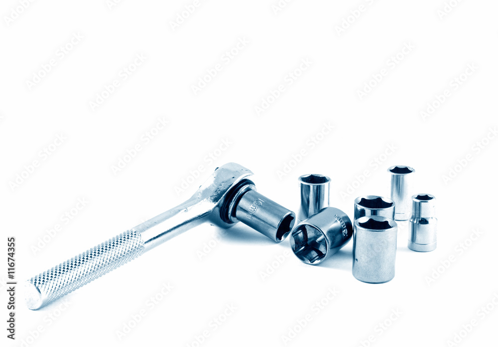 Sanitary keys. Isolation on the white