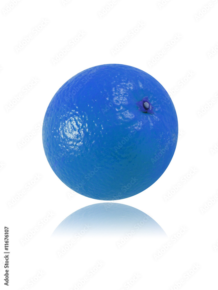 orange bleue
