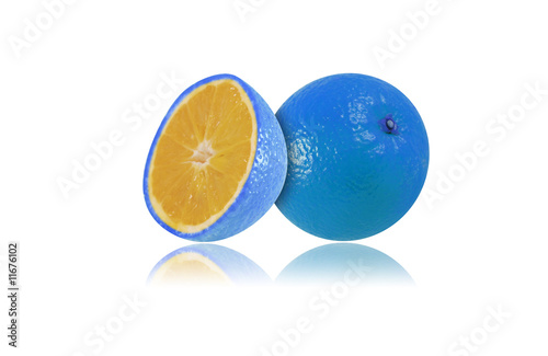 oranges bleues