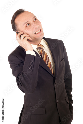 businessman phoning