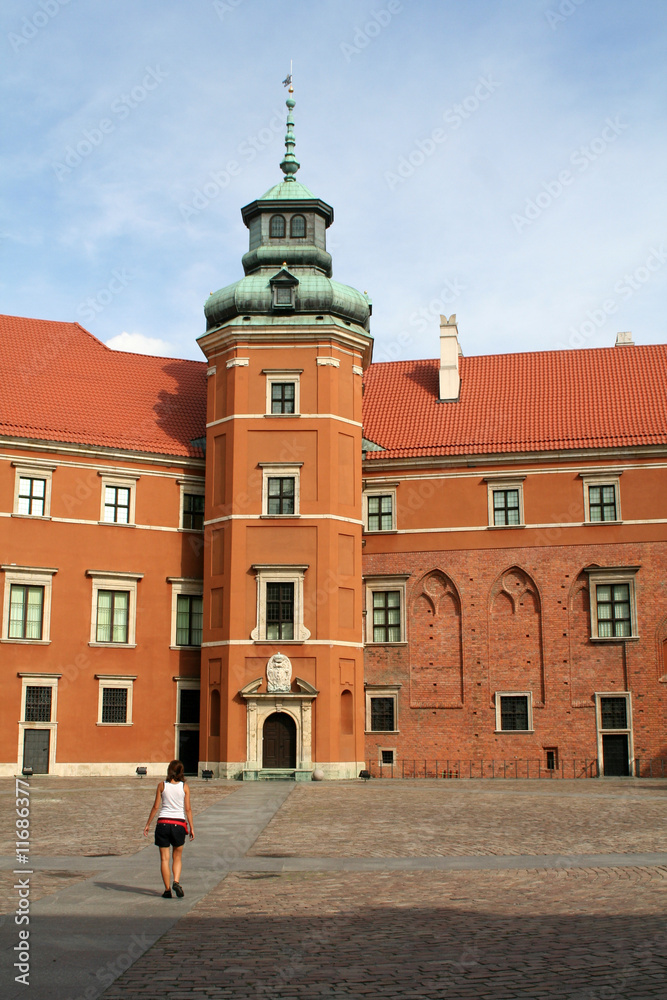 Obraz premium old royal castle in Warsaw