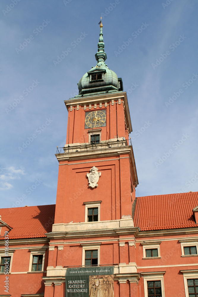 Fototapeta premium old royal castel in Warszawa