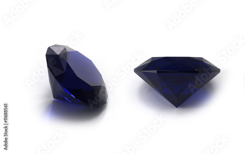 Blue sapphire gems