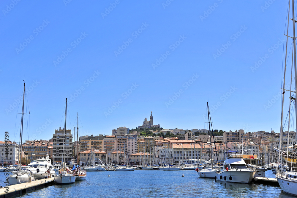 Frankreich, Marseille, Notre Dame, Hafen