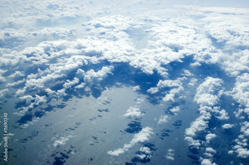 Skyscape over Indian Ocean