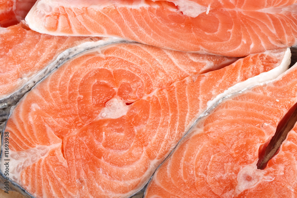 Fresh salmon Fresh salmon