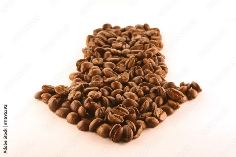 Obraz premium Pointer from a coffee