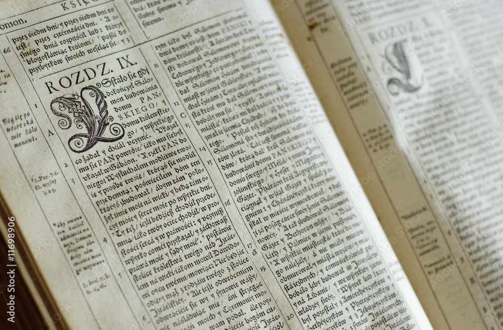 Fototapeta premium old Bible