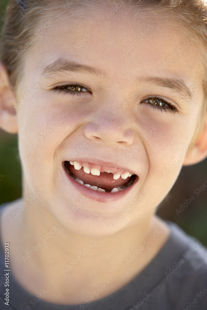 Portrait Of Boy Smiling