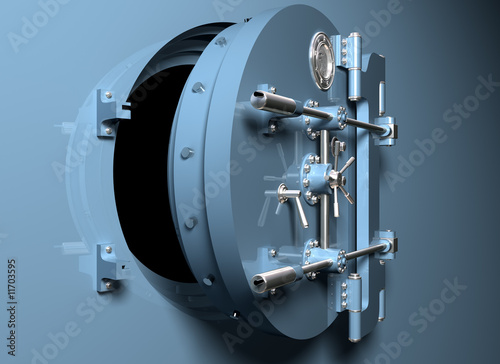 Φωτογραφία Bank Vault with round door