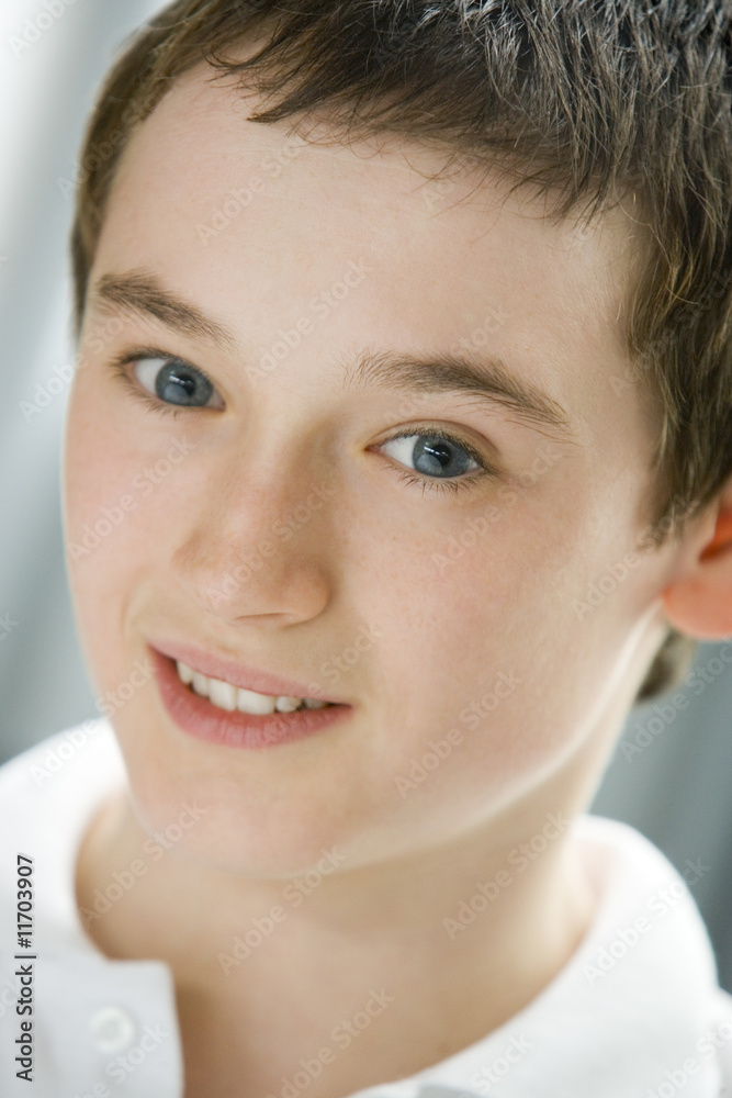 Portrait Of Teenage Boy Smiling Portrait Of Teenage Boy Smiling