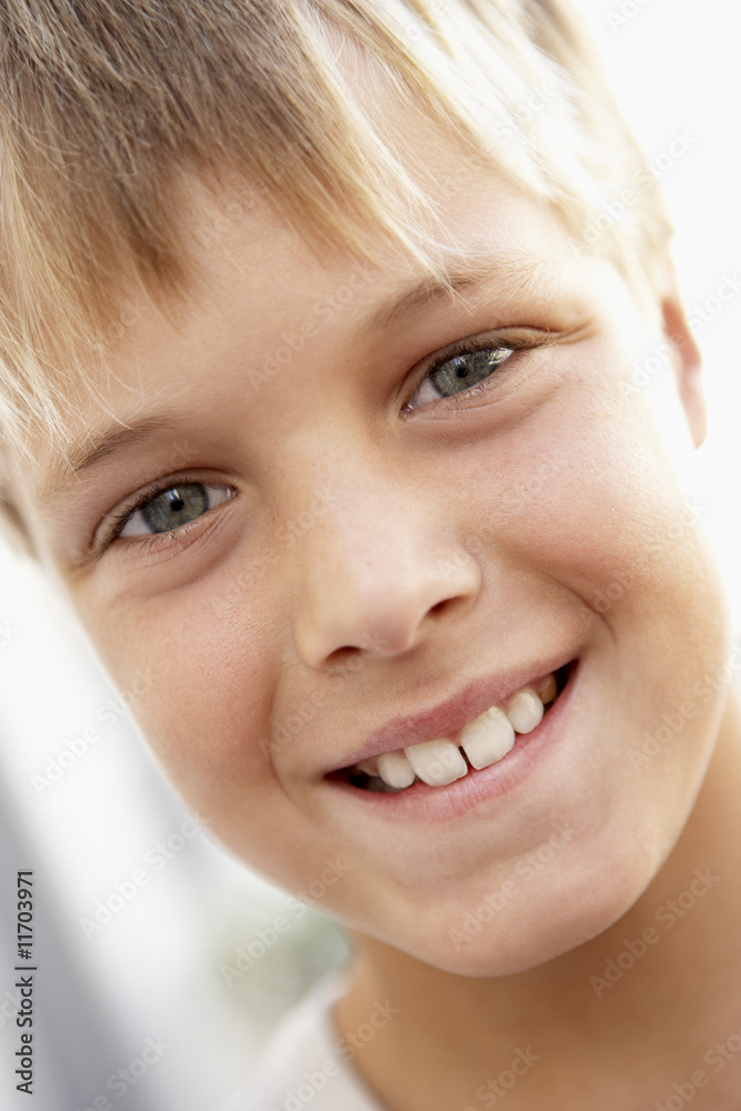 Portrait Of Boy Smiling